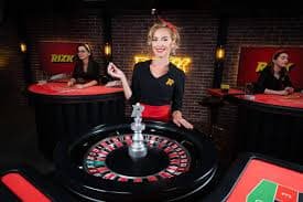Live casino dealer and football betting interface