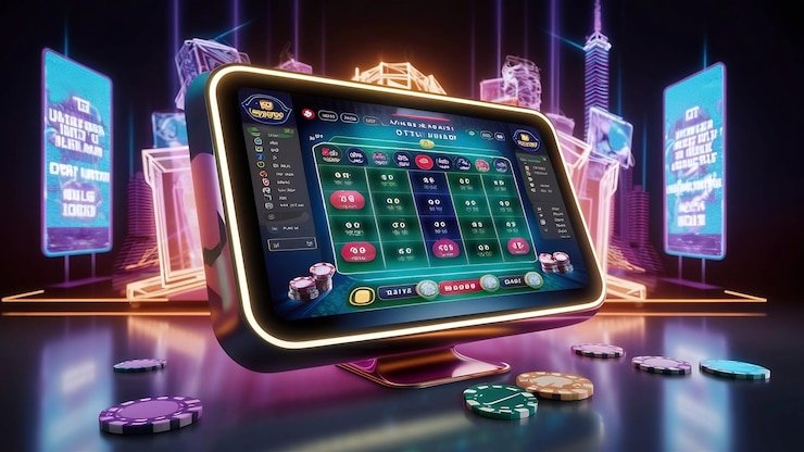 SA Gaming roulette table with live wheel and betting layout